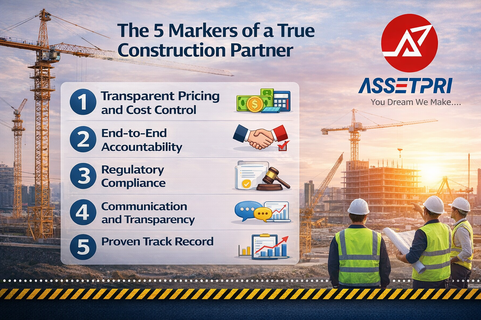 Your Trusted Construction Partner in Hyderabad: What to Look For and Why Assetpri Delivers